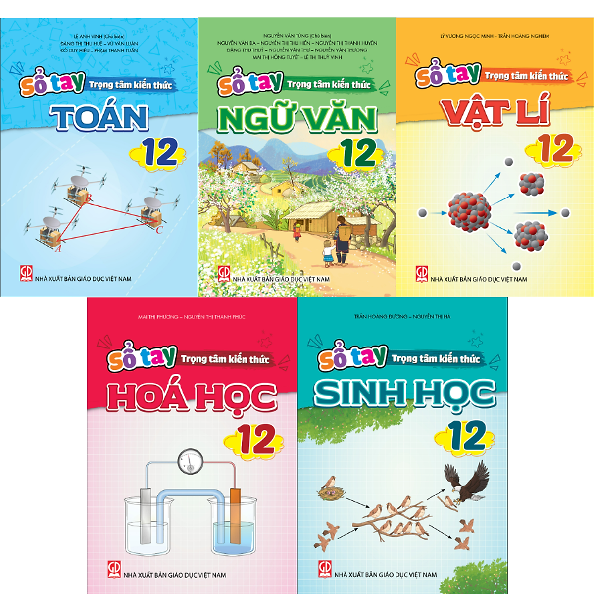 Sách - Sổ Tay Trọng Tâm Kiến Thức Lớp 12 - Các Môn (Nxb Giáo Dục)