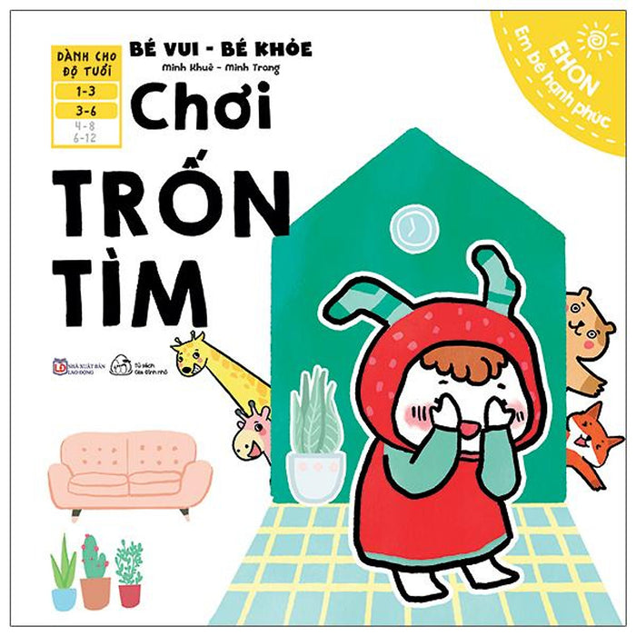 Sách Ehon Bé Vui Bé Khỏe - Chơi Trốn Tìm