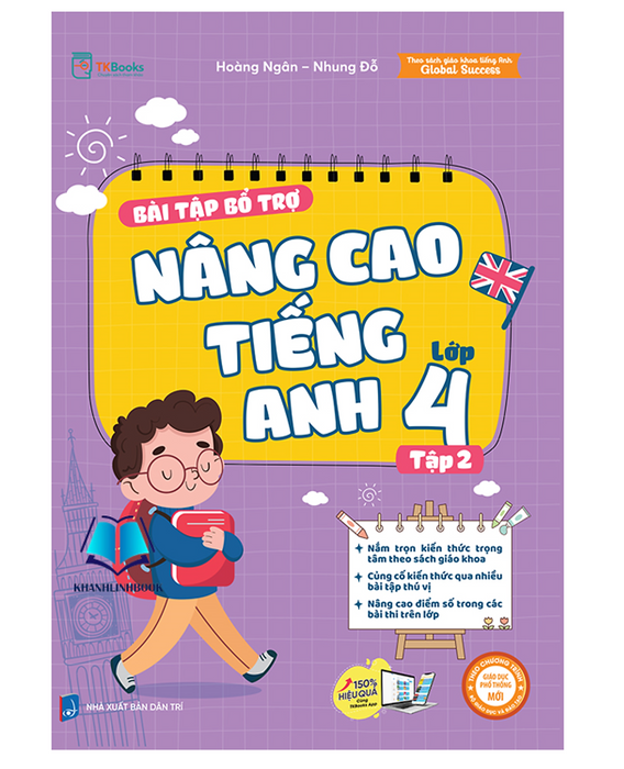 Sách - Bài Tập Bổ Trợ Nâng Cao Tiếng Anh Lớp 4 Tập 2 (Mc)