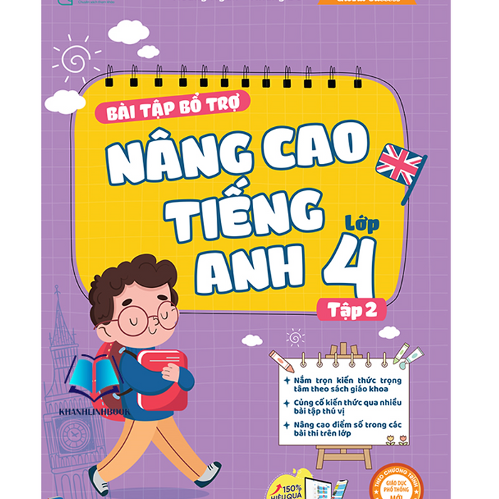 Sách - Bài Tập Bổ Trợ Nâng Cao Tiếng Anh Lớp 4 Tập 2 (Mc)