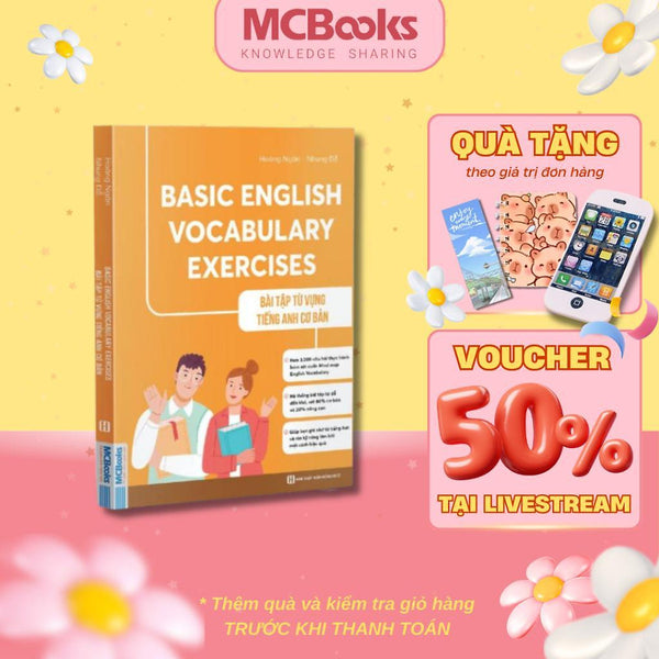 Sách - Bài Tập Từ Vựng Tiếng Anh Cơ Bản - Basic English Vocabulary Exercises - Mcbooks