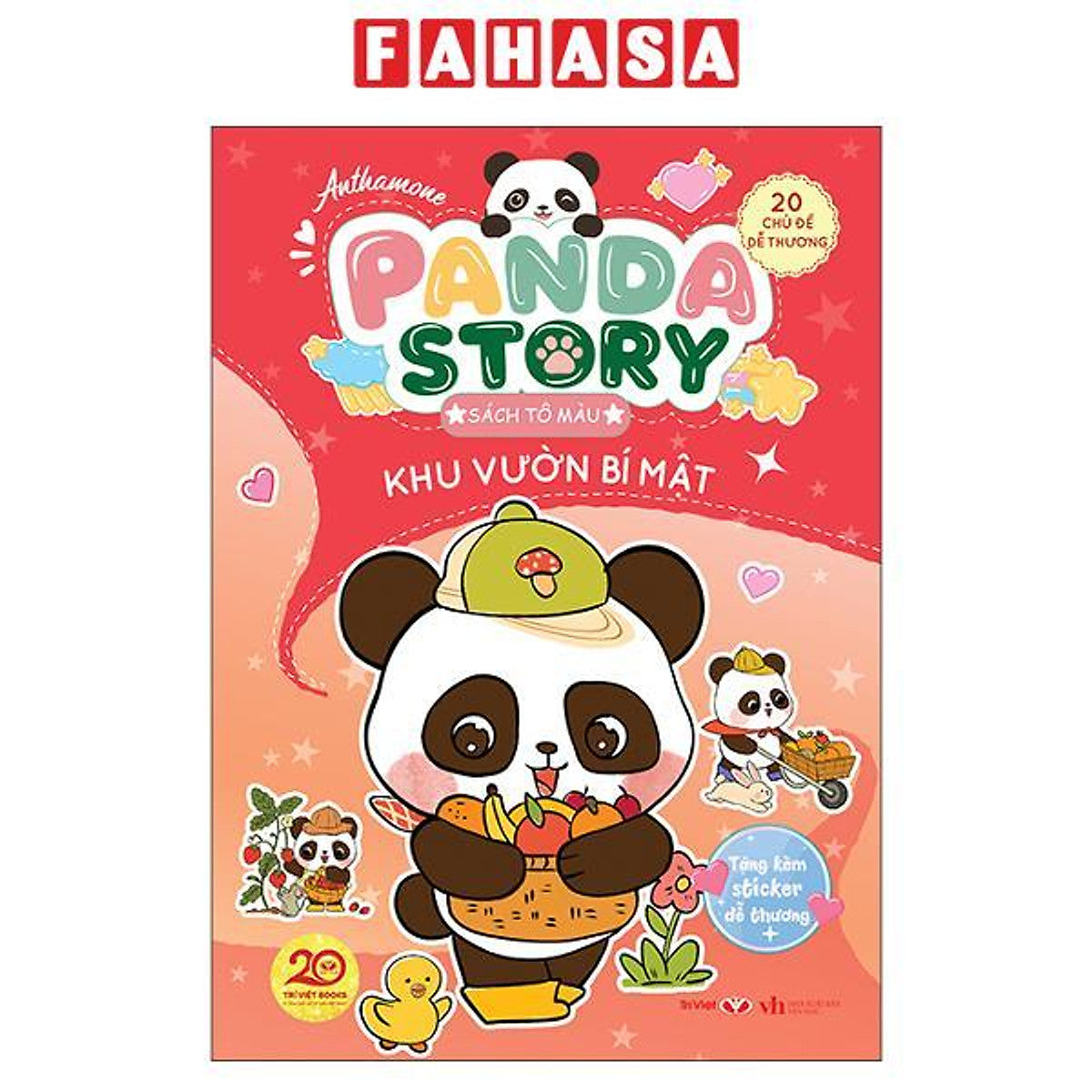Sách - Panda Story - Sách Tô Màu - Khu Vườn Bí Mật