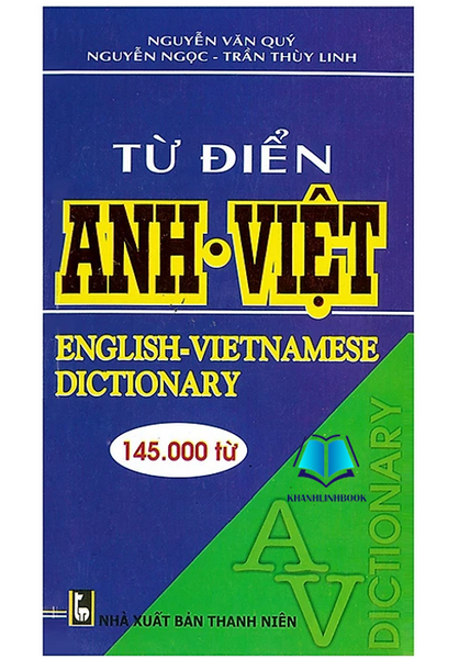 Sách - Từ Điển Anh - Việt 145.000 Từ (Ha)