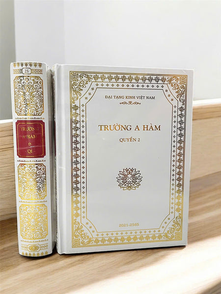 Sách - Trường A Hàm - Tiểu Tạng Kinh (Bộ 2 Tập Nguyên Bản A Hàm Hán Tạng -  Đại Tạng Kinh Việt Nam)