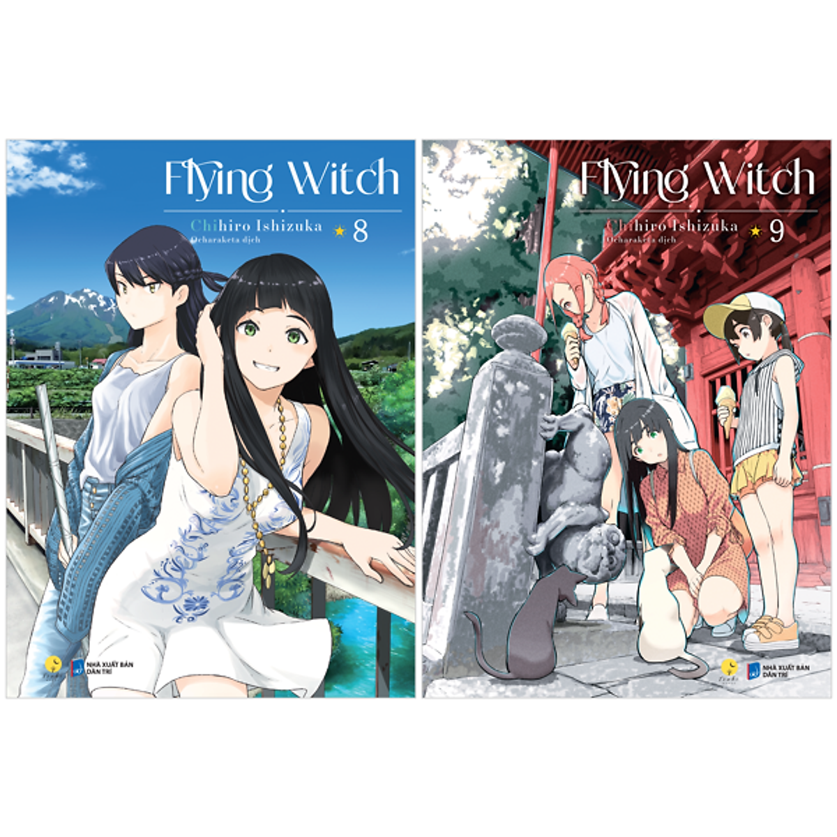 Sách - Bộ Manga - Flying Witch - Tập 8 + Tập 9 (Bộ 2 Tập)