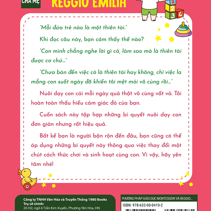 Phương Pháp Giáo Dục Montessori Và Reggio Emilia