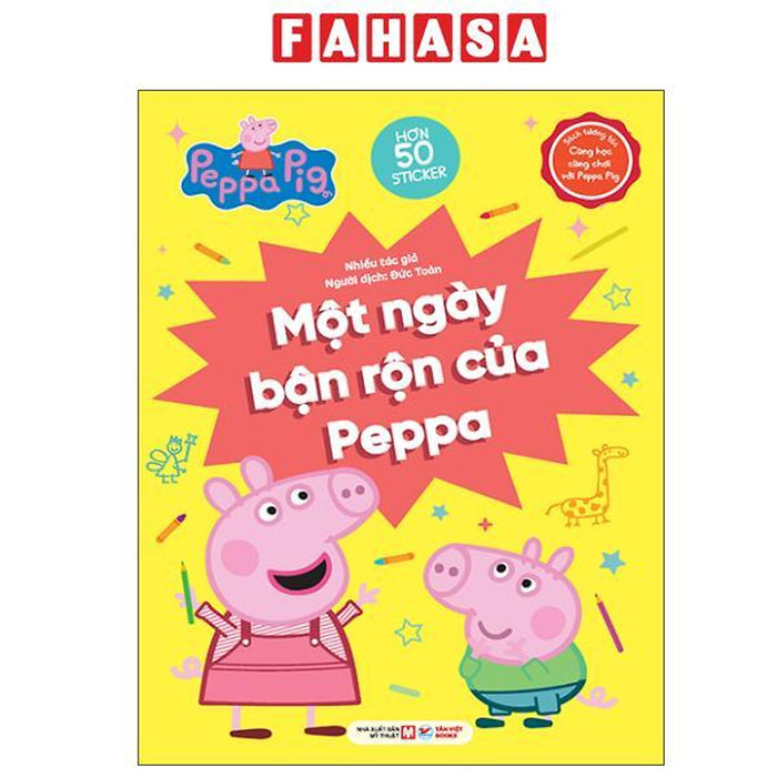 Sách - Sách Tương Tác - Cùng Học Cùng Chơi Với Peppa Pig - Một Ngày Bận Rộn Của Peppa