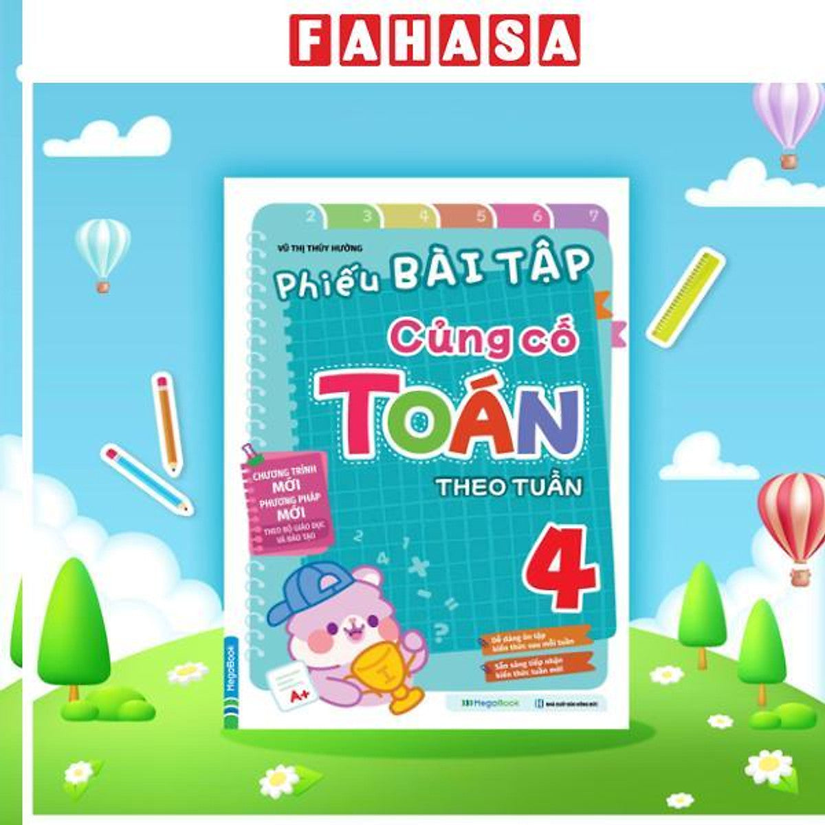 Sách - Phiếu Bài Tập Củng Cố Toán Theo Tuần 4