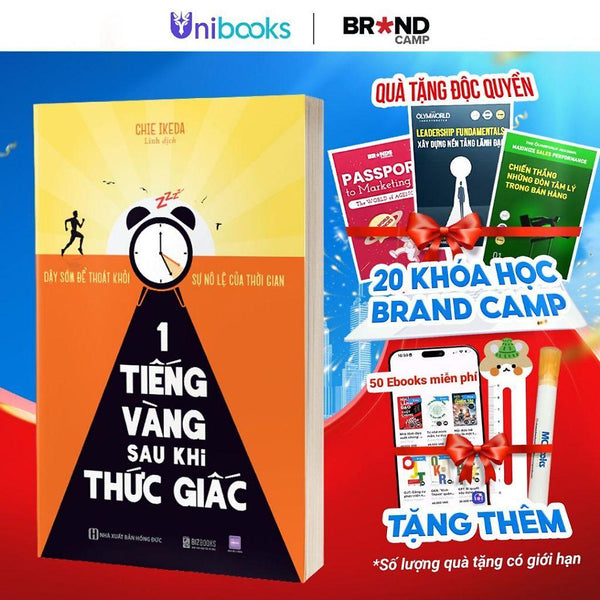 Sách - 1 Tiếng Vàng Sau Khi Thức Giấc: Dậy Sớm Để Thoát Khỏi Sự Nô Lệ Của Thời Gian - Bizbooks