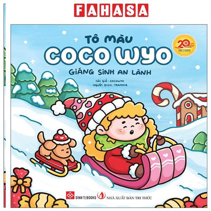Sách - Tô Màu Coco Wyo - Giáng Sinh An Lành