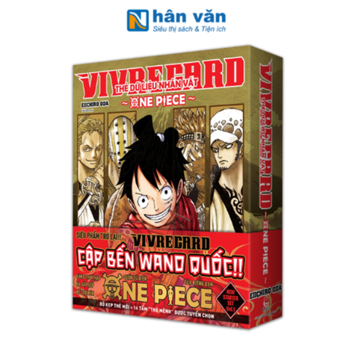Vivre Card - Thẻ Dữ Liệu Nhân Vật One Piece - New Starter Set Vol.1 (Kèm Kẹp Thẻ)