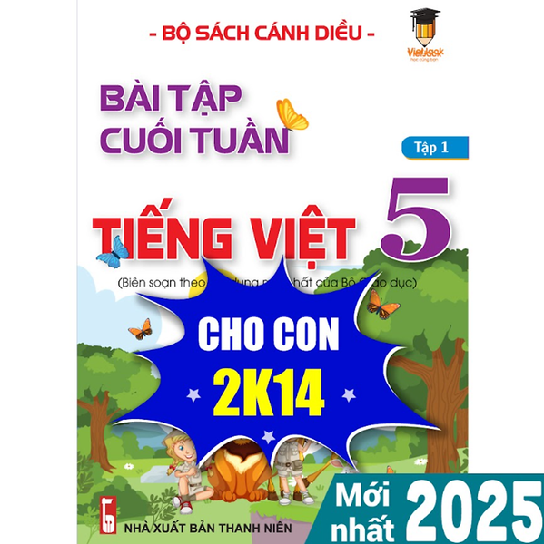 Sách - Bài Tập Cuối Tuần Tiếng Việt 5 Cánh Diều (Học Kì 1) Vietjack
