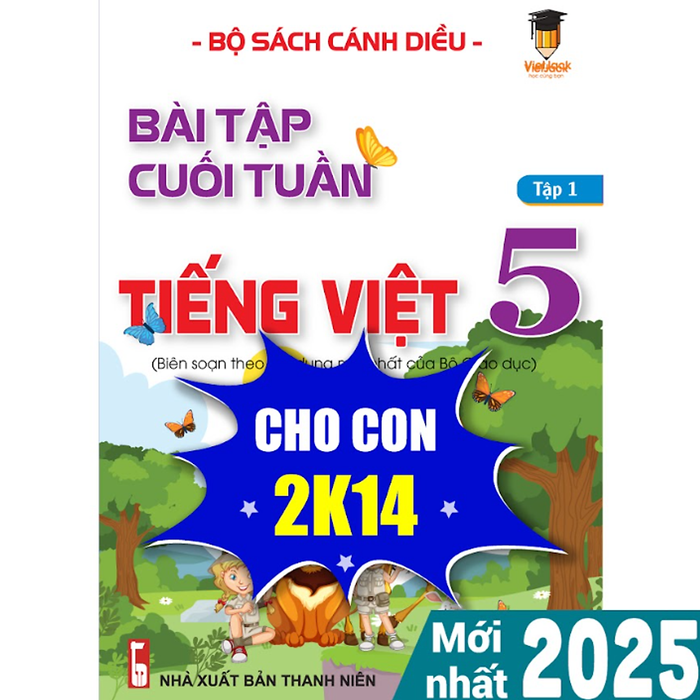 Sách - Bài Tập Cuối Tuần Tiếng Việt 5 Cánh Diều (Học Kì 1) Vietjack