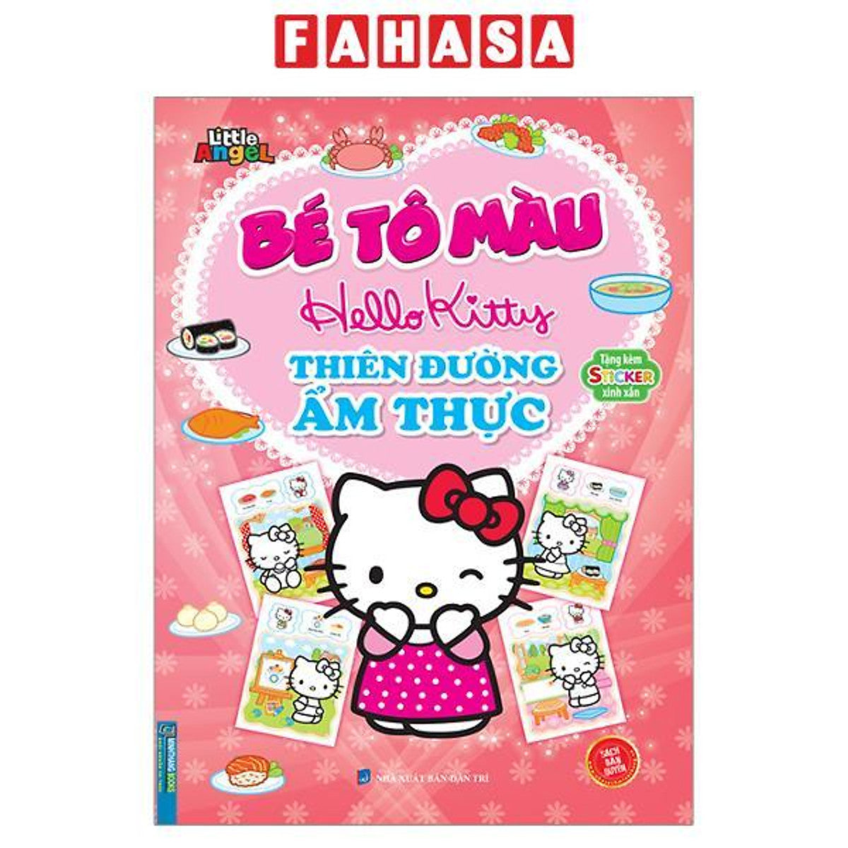 Sách - Bé Tô Màu Hello Kitty - Thiên Đường Ẩm Thực