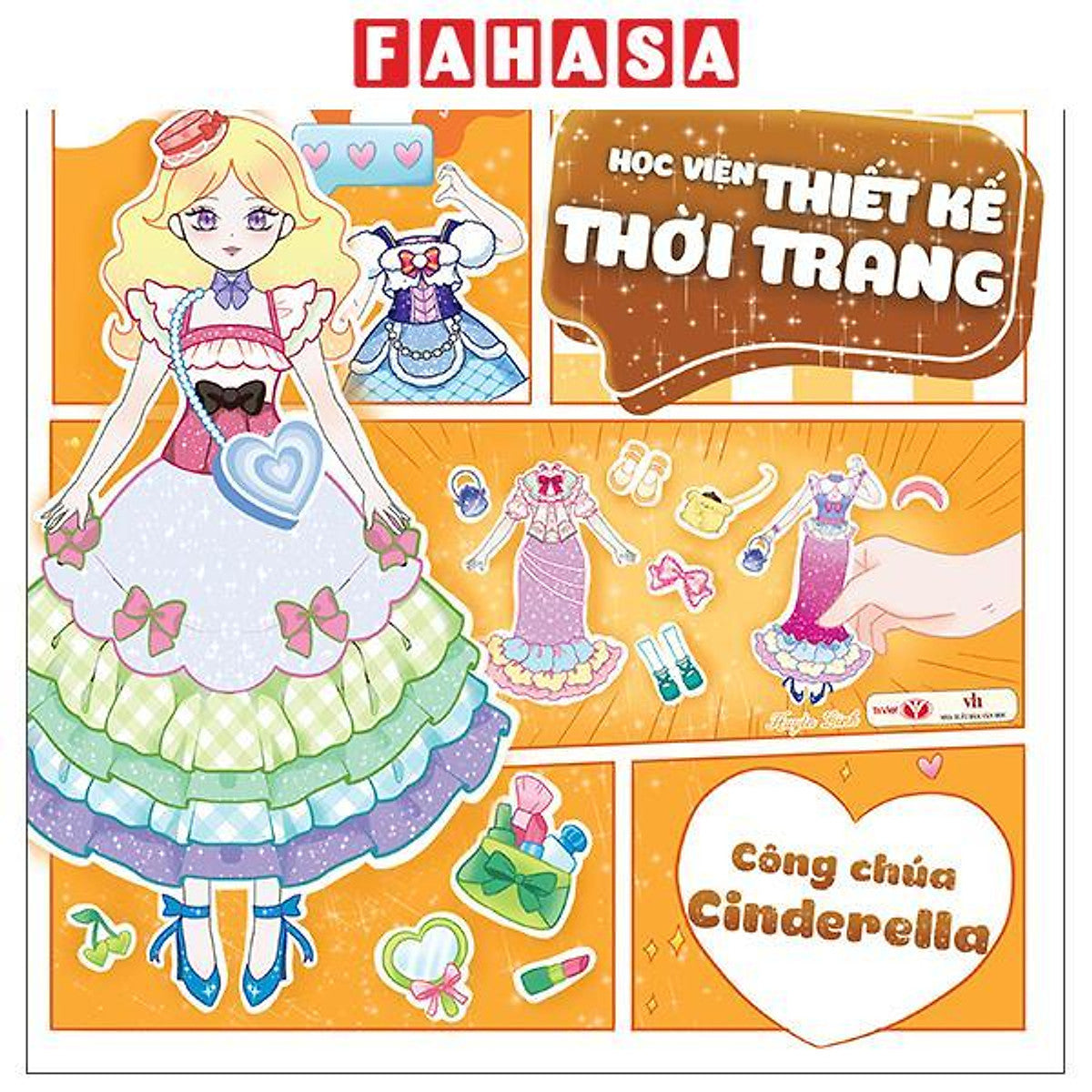 Sách - Học Viện Thiết Kế Thời Trang - Công Chúa Cinderella