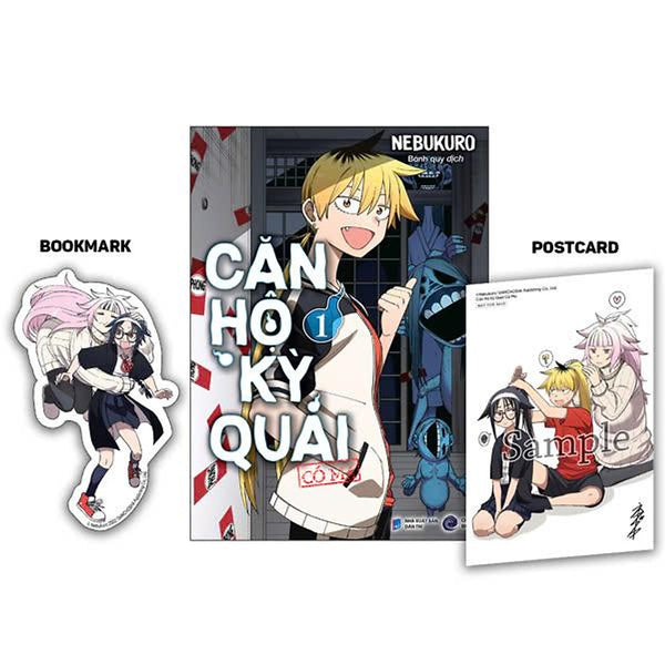 Sách - Căn Hộ Kỳ Quái - Có Ma - Tập 1 - Tặng Kèm Bookmark + Postcard + Bìa Áo