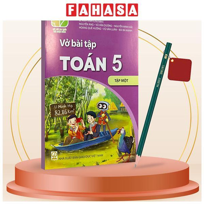 Sách - Vở Bài Tập Toán 5 - Tập 1 (Kết Nối) (2025) - Kèm Bút Chì 2B Deli 33312-2B