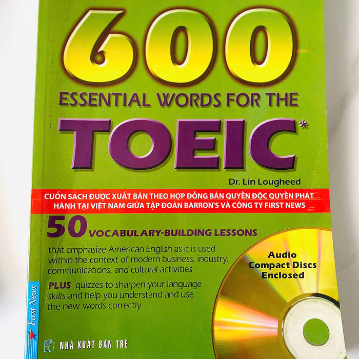 Barron'S 600 Essential Words For The Toeic