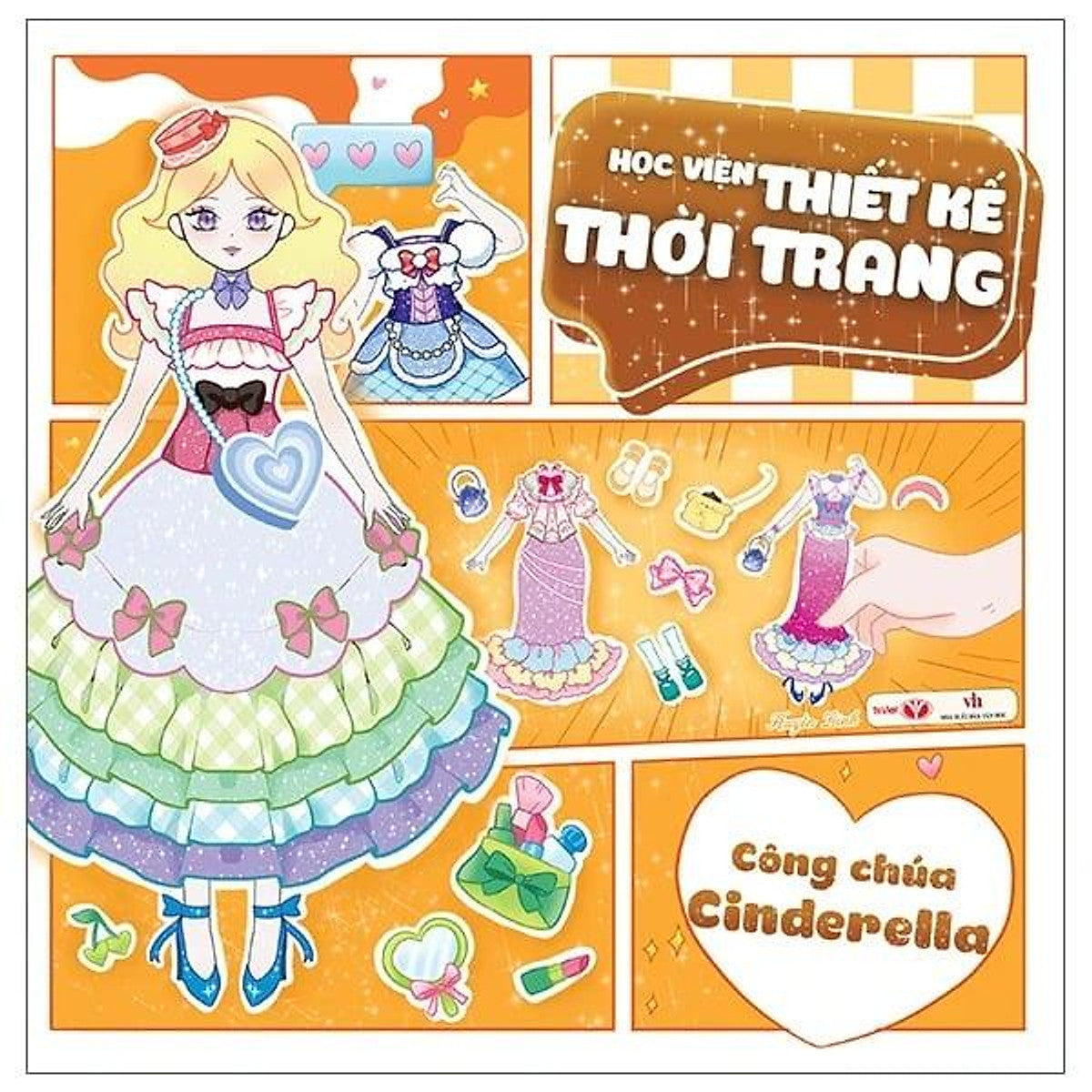 Sách Học Viện Thiết Kế Thời Trang - Công Chúa Cinderella