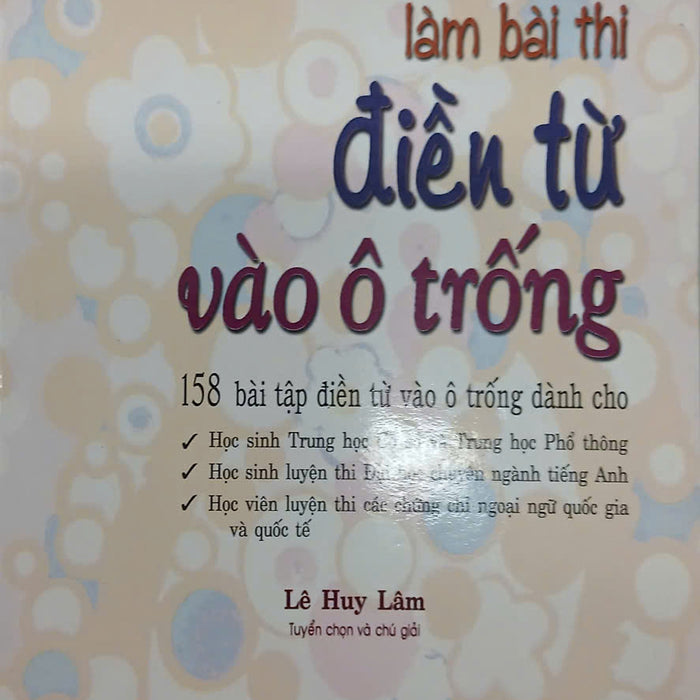 Sách - Luyện Tập Làm Bài Thi Điền Từ Vào Ô Trống