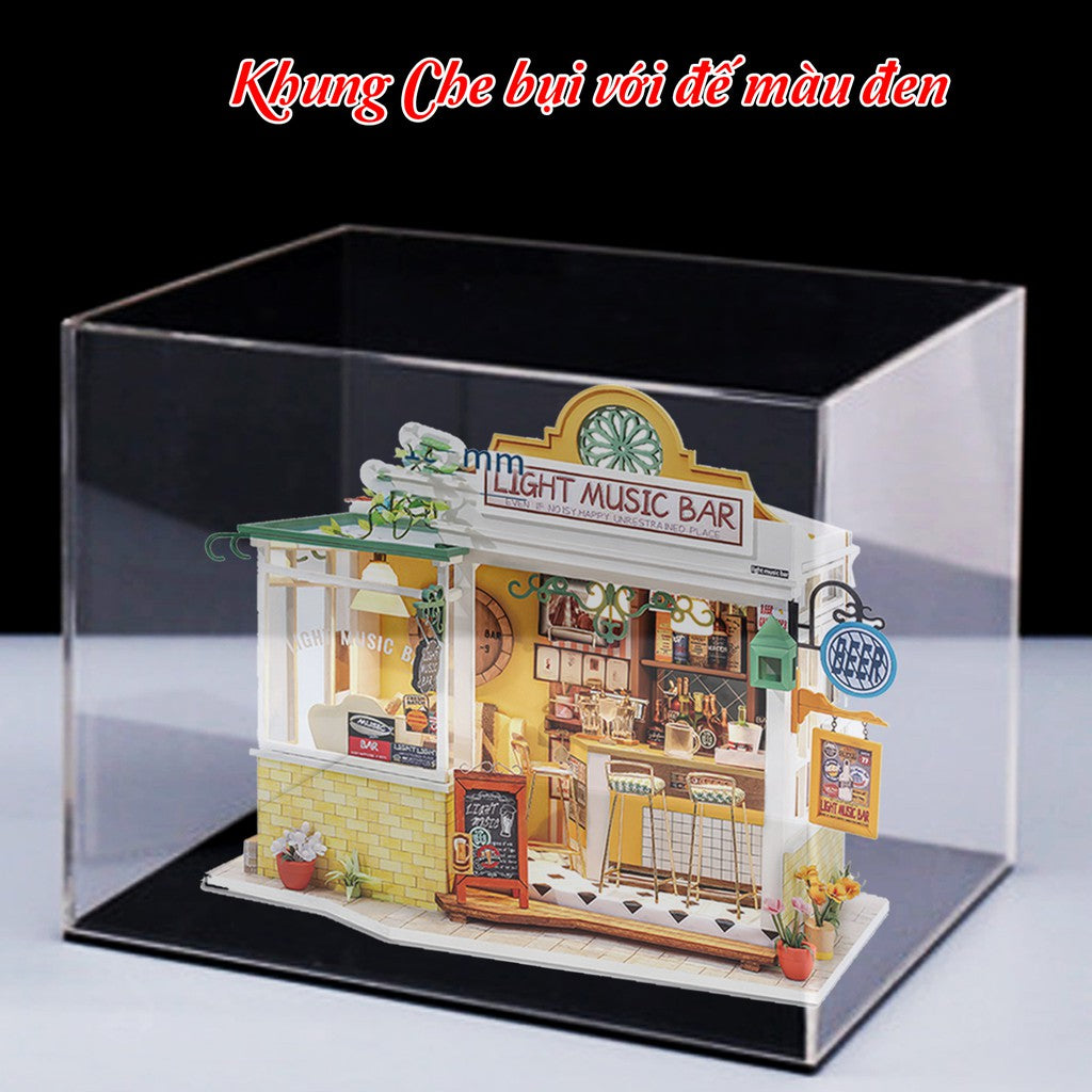 [Bản Tiếng Anh] Mô hình nhà búp bê DIY Robotime có Nội Thất | Mô hình nhà biệt thự thu nhỏ. Quà tặng ý nghĩa | DG146