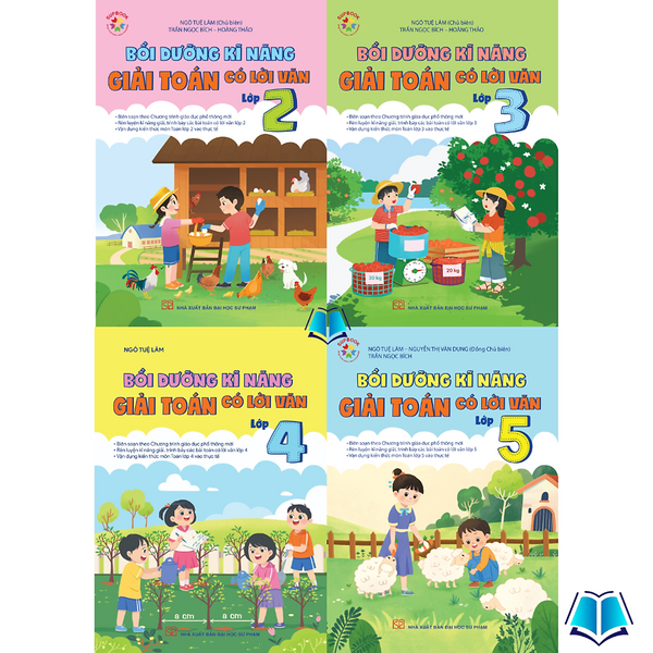 Sách - Bồi Dưỡng Kĩ Năng Giải Toán Có Lời Văn Lớp 2 3 4 5 - Biên Soạn Theo Chương Trình Gdpt 2018