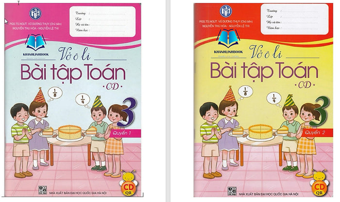 Sách - Vở Ô Li Bài Tập Toán 3 Quyển 2 (Cánh Diều)