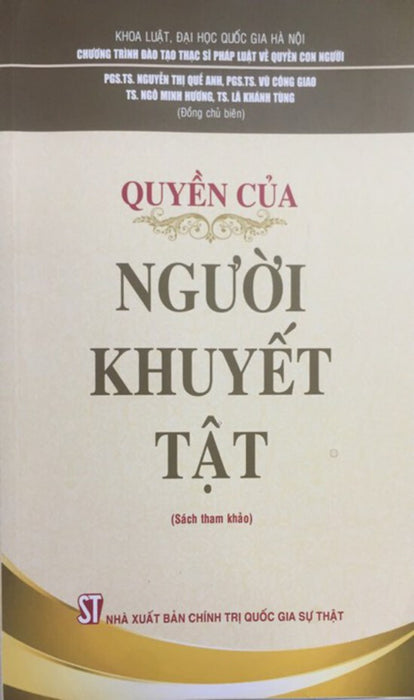Quyền Của Người Khuyết Tật (Sách Tham Khảo)