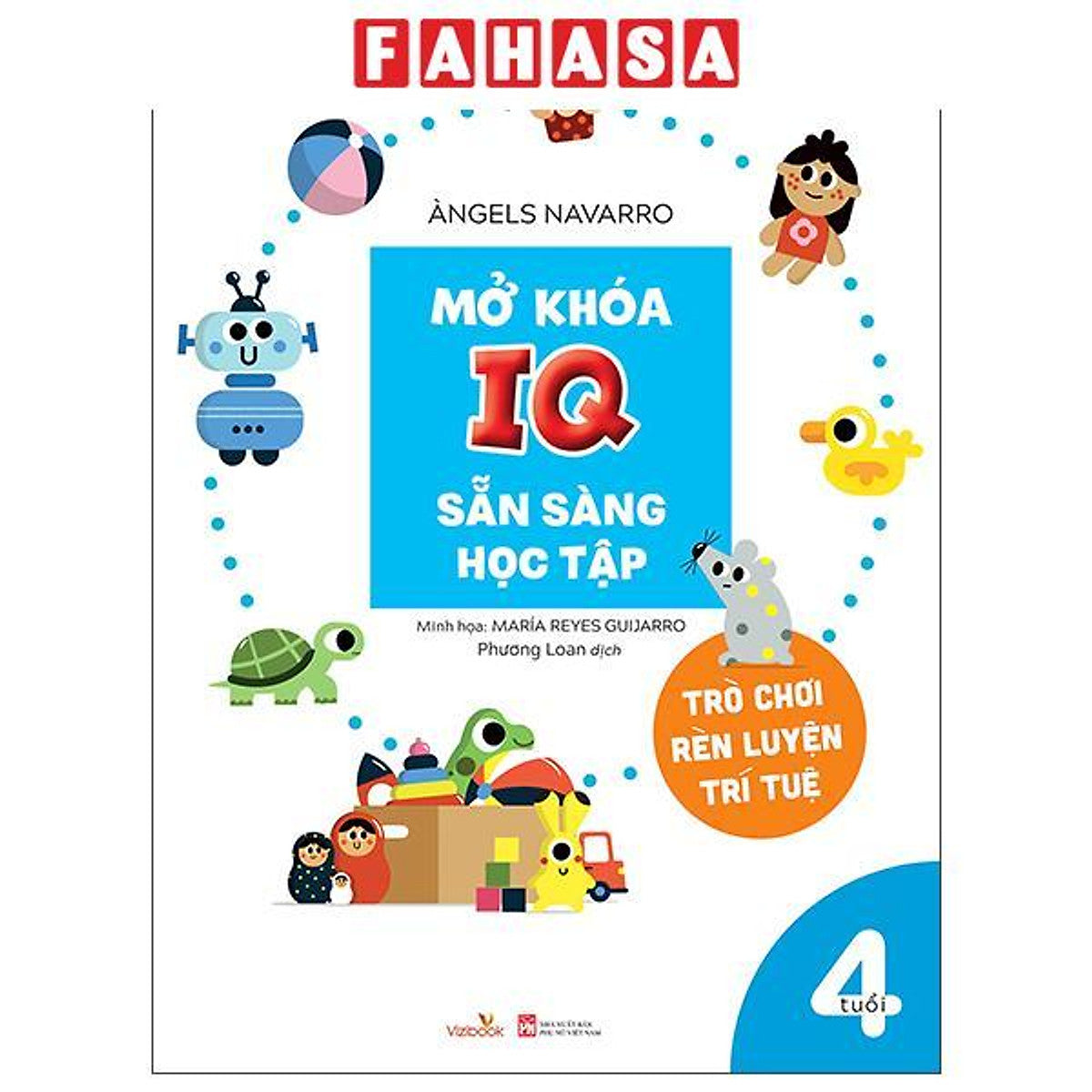 Sách - Mở Khóa Iq Sẵn Sàng Học Tập - Trò Chơi Rèn Luyện Trí Tuệ - 4 Tuổi