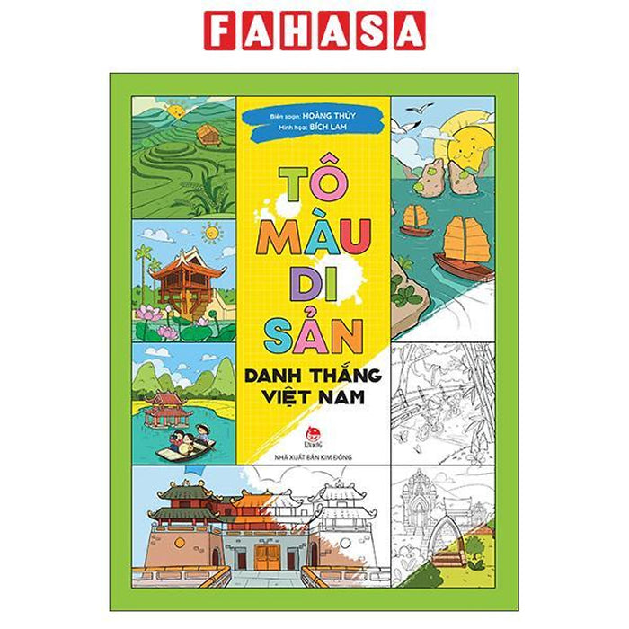 Sách - Tô Màu Di Sản - Danh Thắng Việt Nam