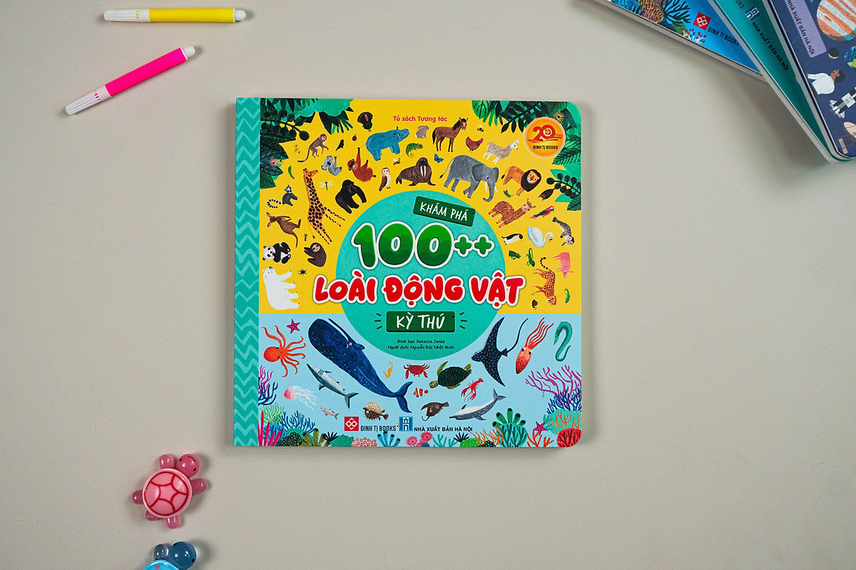 Sách Khám Phá 100++ Loài Động Vật Kỳ Thú