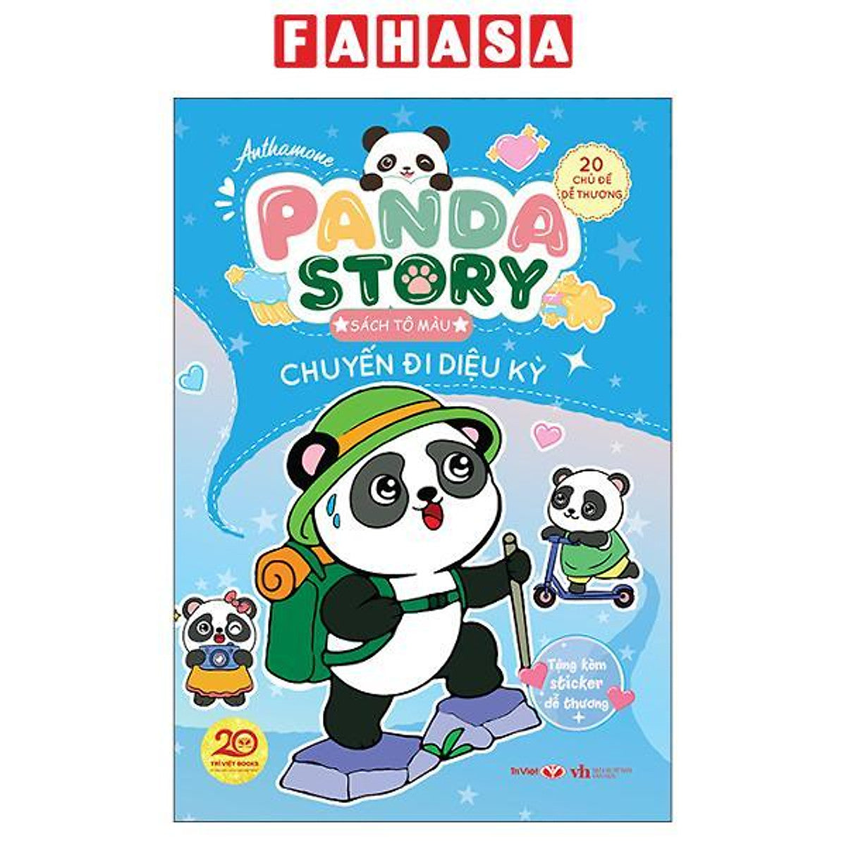 Sách - Panda Story - Sách Tô Màu - Chuyến Đi Diệu Kỳ