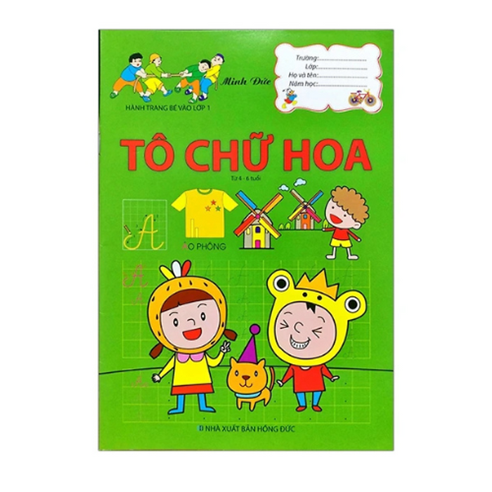 Hành Trang Chuẩn Bị Vào Lớp 1 - Tô Chữ Hoa (Ml)