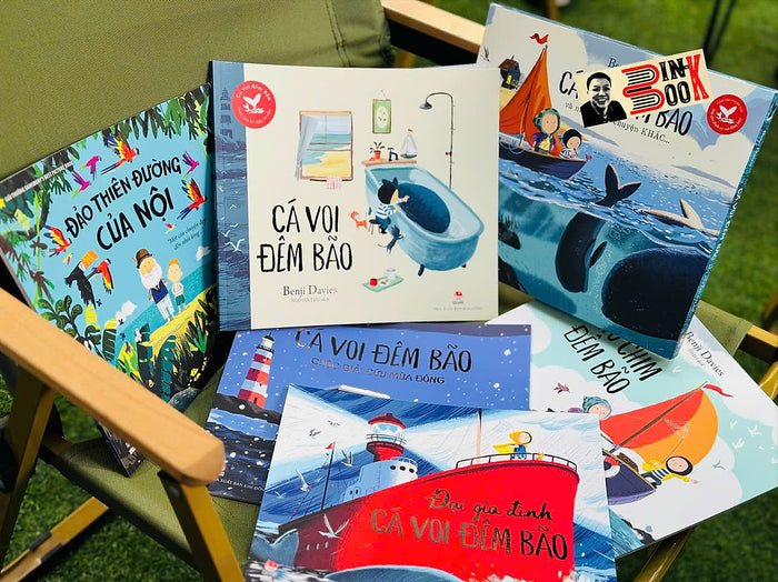 Ấn Bản Kỷ Niệm 10 Năm 2025 Gồm 5 Tập – Cá Voi Đêm Bão Và Những Câu Chuyện Khác – Benji Davies – Nxb Kim Đồng