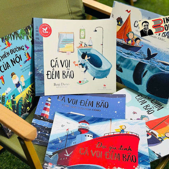 Ấn Bản Kỷ Niệm 10 Năm 2025 Gồm 5 Tập – Cá Voi Đêm Bão Và Những Câu Chuyện Khác – Benji Davies – Nxb Kim Đồng