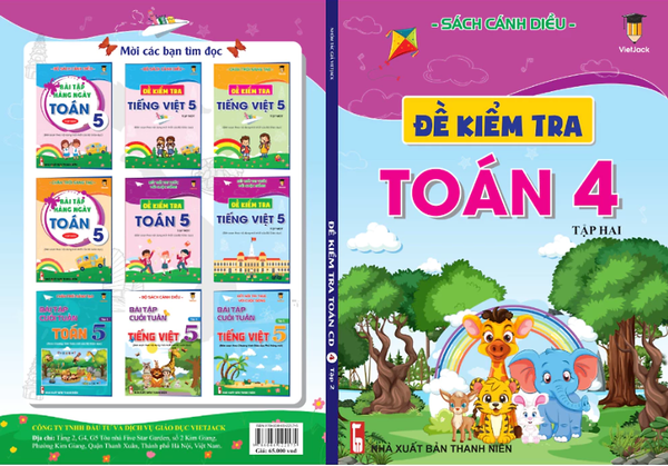 Sách - Đề Kiểm Tra Toán 4 Cánh Diều (Học Kì 2) Vietjack
