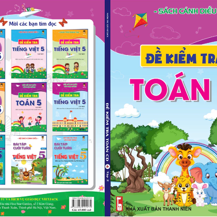 Sách - Đề Kiểm Tra Toán 4 Cánh Diều (Học Kì 2) Vietjack