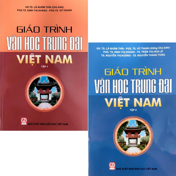 Sách - Giáo Trình Văn Học Trung Đại Việt Nam - Tập 1 + 2