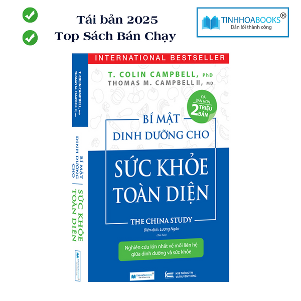 (Tái Bản 2025) Bí Mật Dinh Dưỡng Cho Sức Khoẻ Toàn Diện  – Ăn Đúng Để Sống Khoẻ, Phòng Bệnh Và Trường Thọ