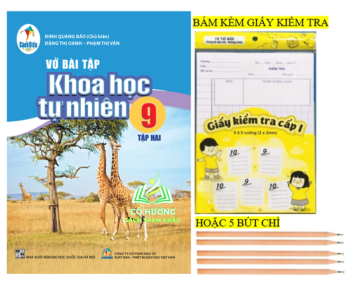 Sách - Vở Bài Tập Khoa Học Tự Nhiên Lớp 9 - Tập 2 (Cánh Diều)