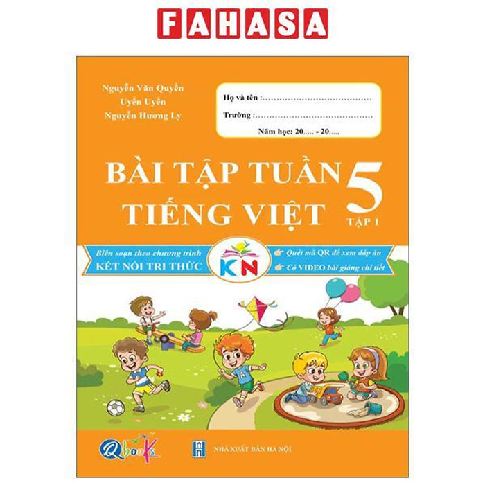 Bài Tập Tuần Tiếng Việt 5 - Tập 1 (Kết Nối)