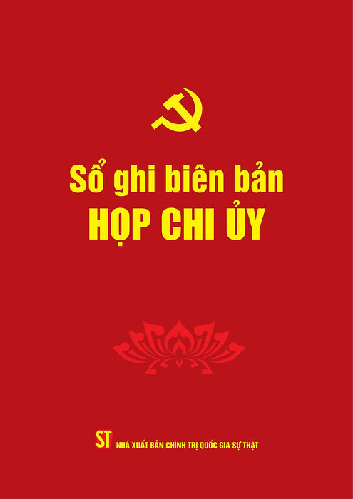 Sổ Ghi Biên Bản Họp Chi Uỷ