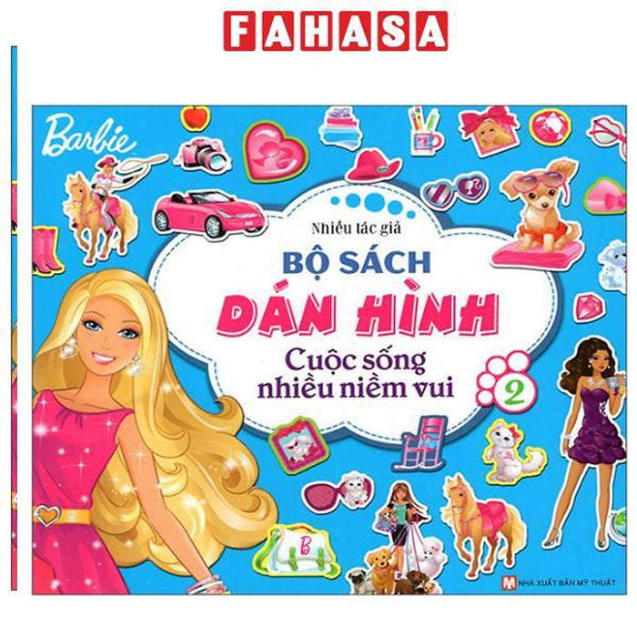 Sách - Barbie - Bộ Sách Dán Hình - Cuộc Sống Nhiều Niềm Vui - Tập 2