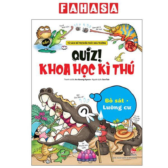 Sách - Quiz! Khoa Học Kì Thú - Bò Sát-Lưỡng Cư