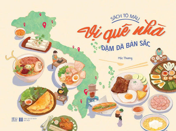 Sách Tô Màu: Vị Quê Nhà, Đậm Đà Bản Sắc