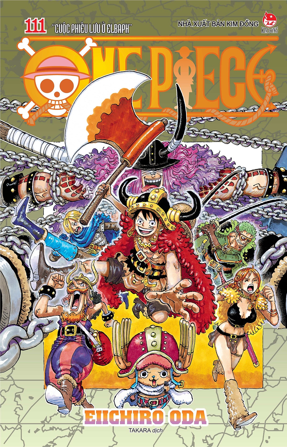 Sách One Piece - Tập 111 “Cuộc Phiêu Lưu Ở Elbaph” 