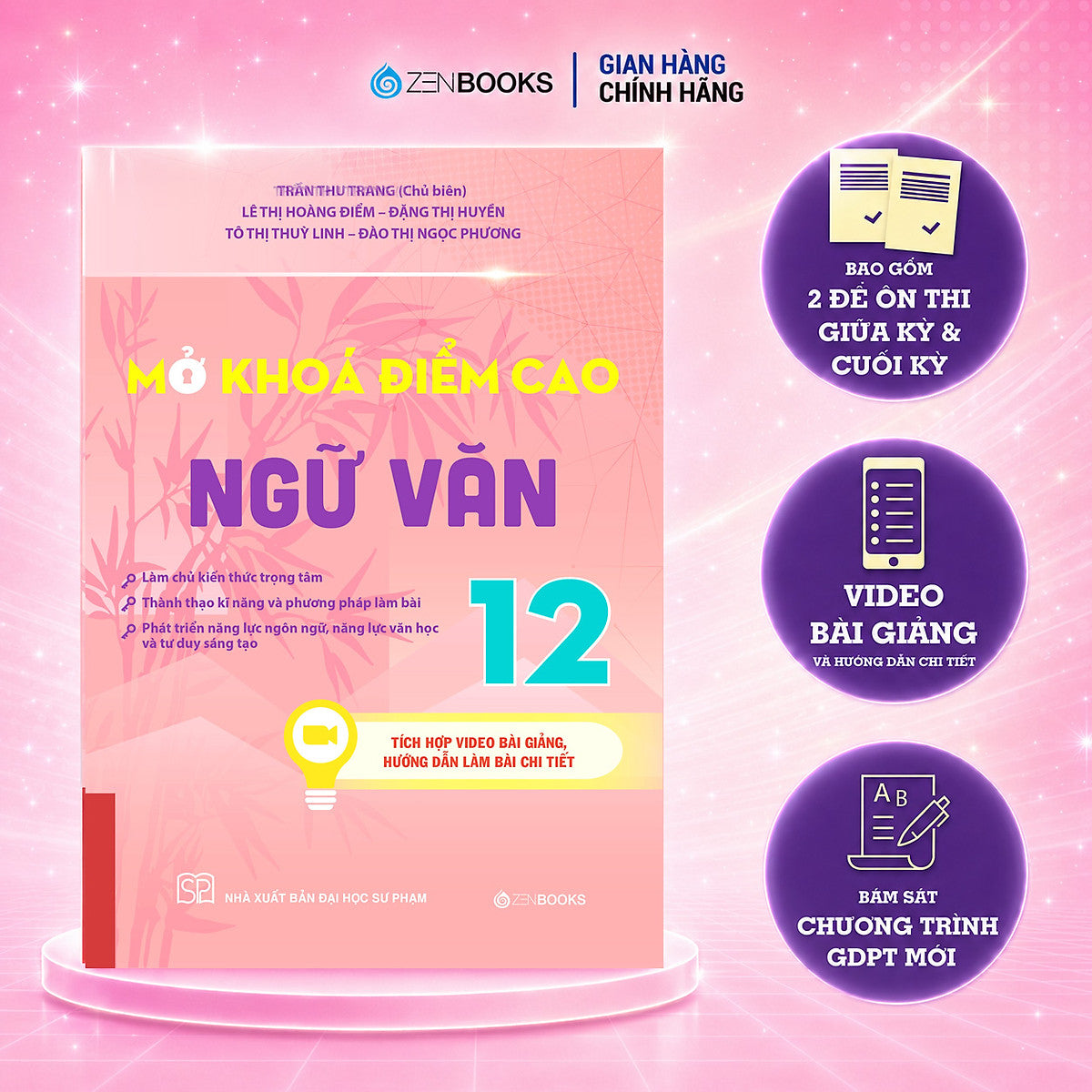 Sách - Mở Khóa Điểm Cao Ngữ Văn 12