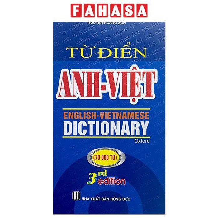 Sách - Từ Điển Anh-Việt 70.000 Từ