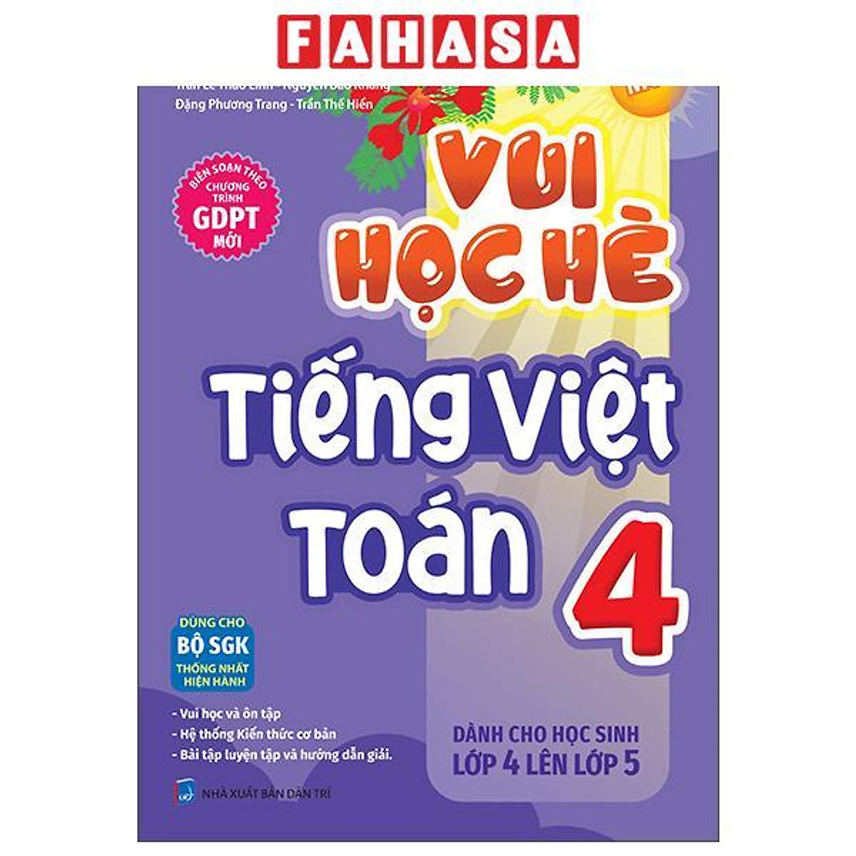 Sách - Vui Học Hè Tiếng Việt Toán 4 - Dành Cho Học Sinh Lớp 4 Lên Lớp 5