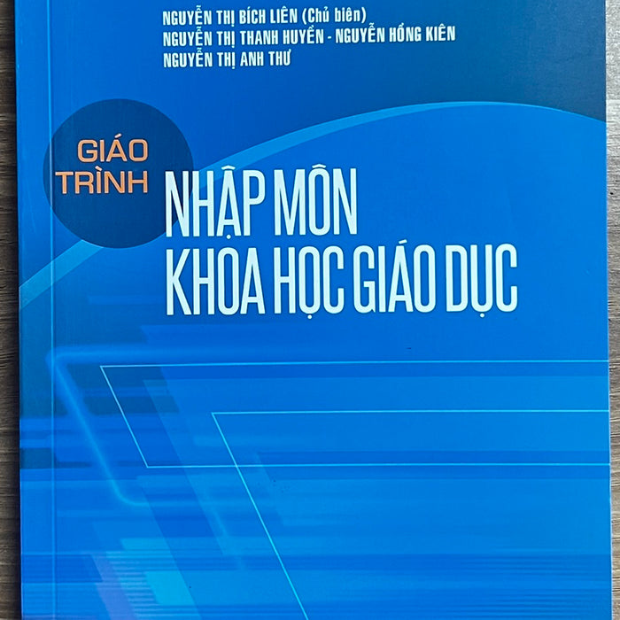 Sách Giáo Trình Nhập Môn Khoa Học Giáo Dục